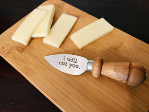Buffalovely - I Will Cut You Cheese Knife