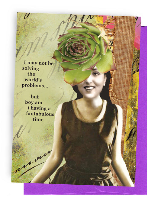 Erin Smith Art - Fantabulous Greeting Card