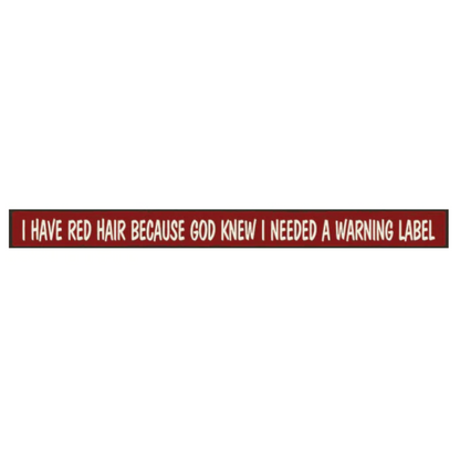 My Word- Skinny Signs (Red/Purple)