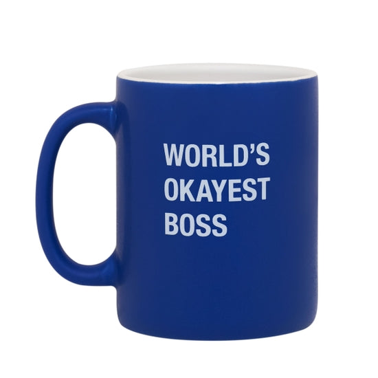 About Face Designs - Okayest Boss Stoneware Mug